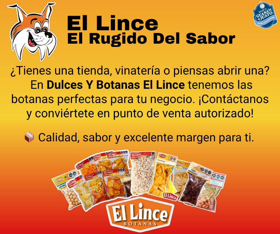 ¿tienes una tienda vinateria o piensas abrir una en dulces y botanas el lince tenemos las botanas perfectas para tu negocio. ¡contactanos y conviertete en punto de venta autorizado.png