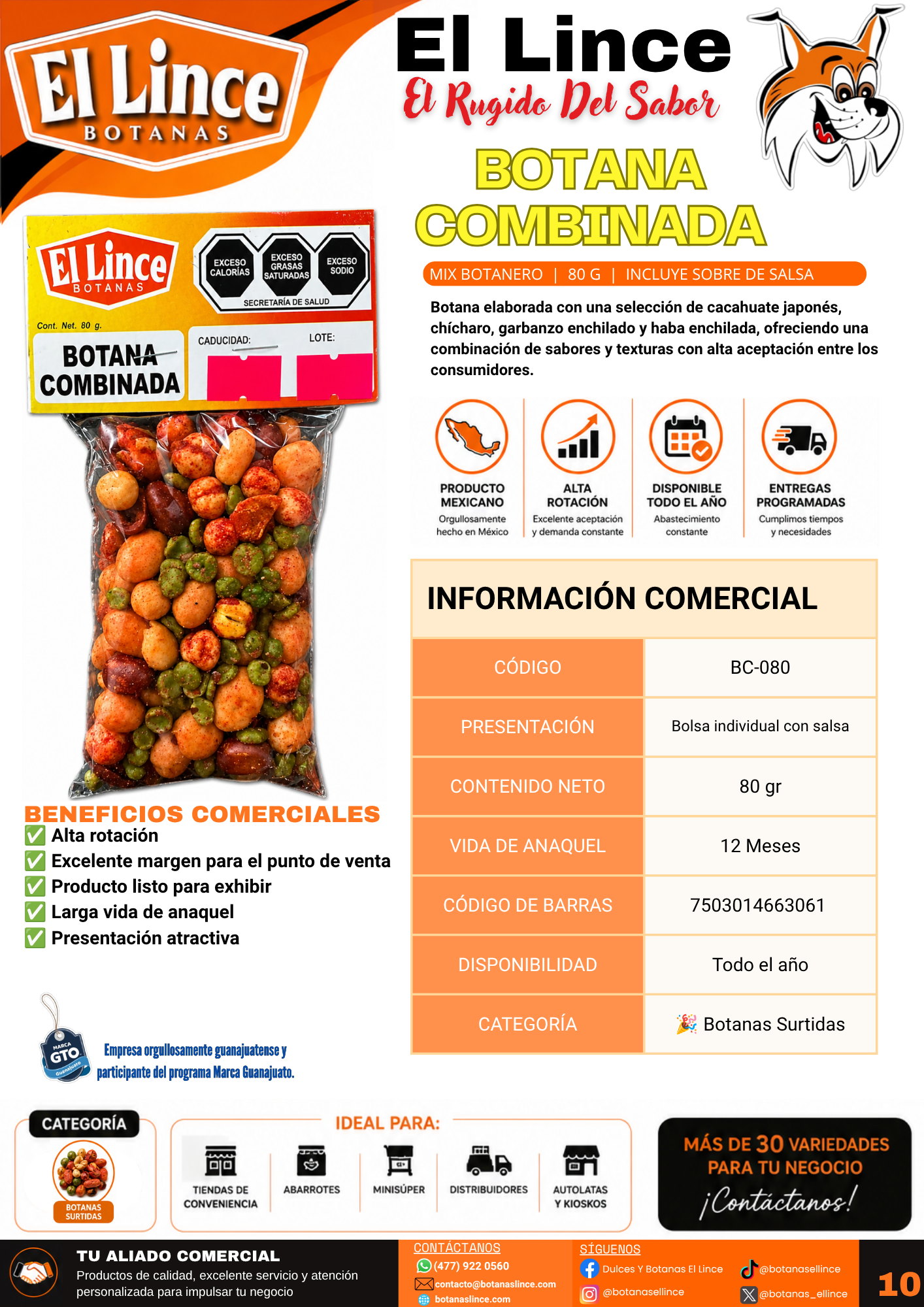 botana combinada