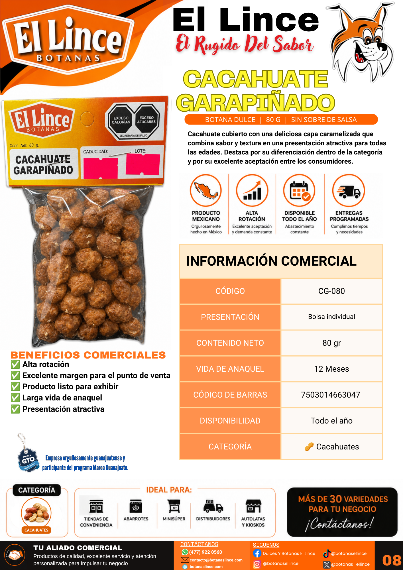 cacahuate garapiñado