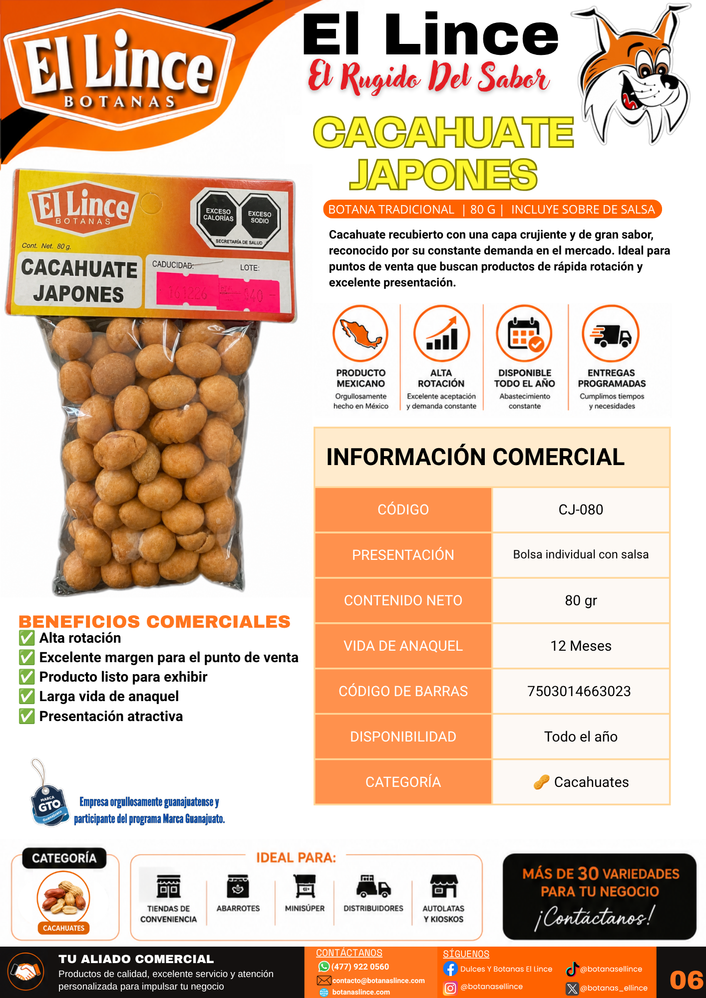 cacahuate japones