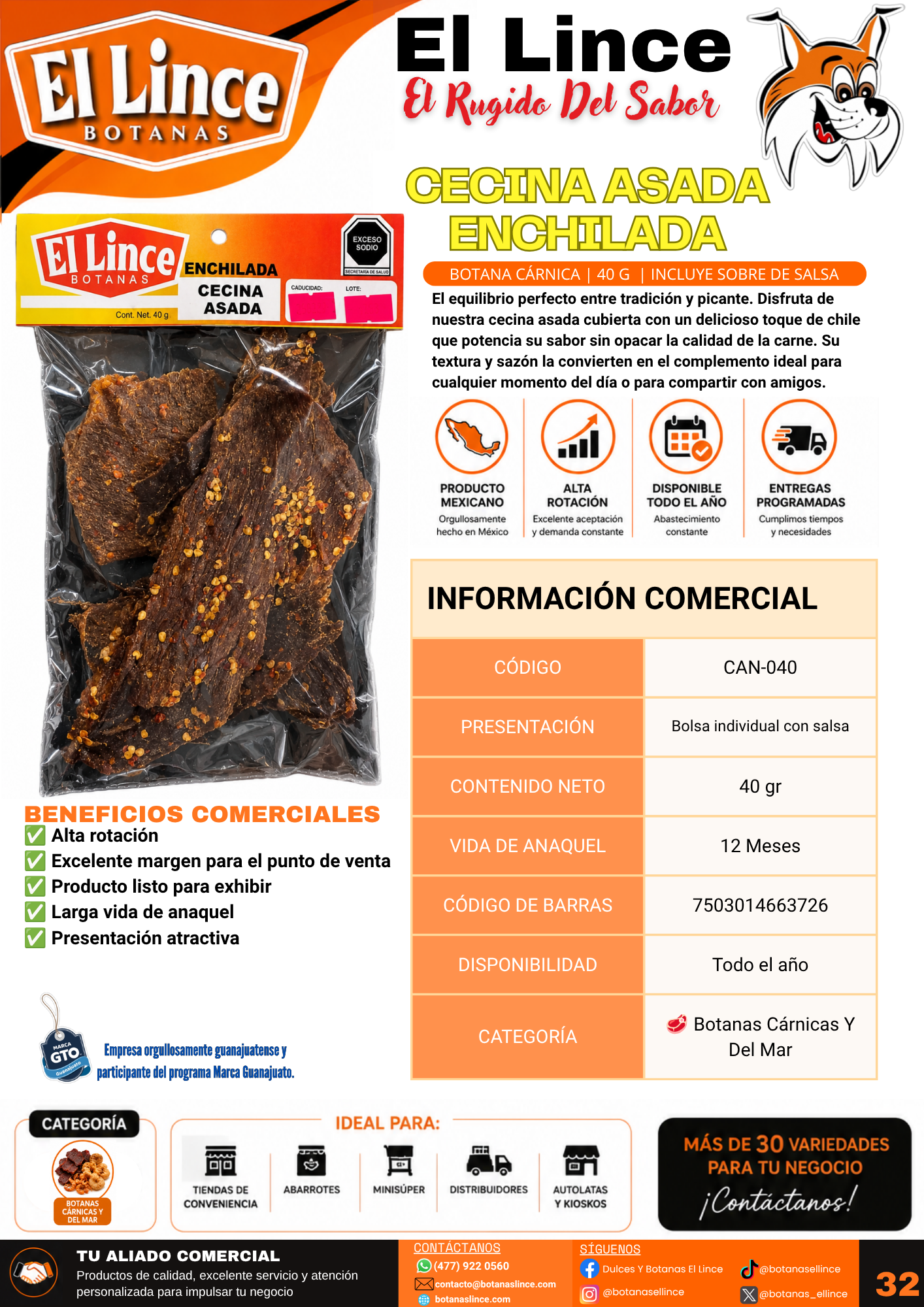 cecina enchilada