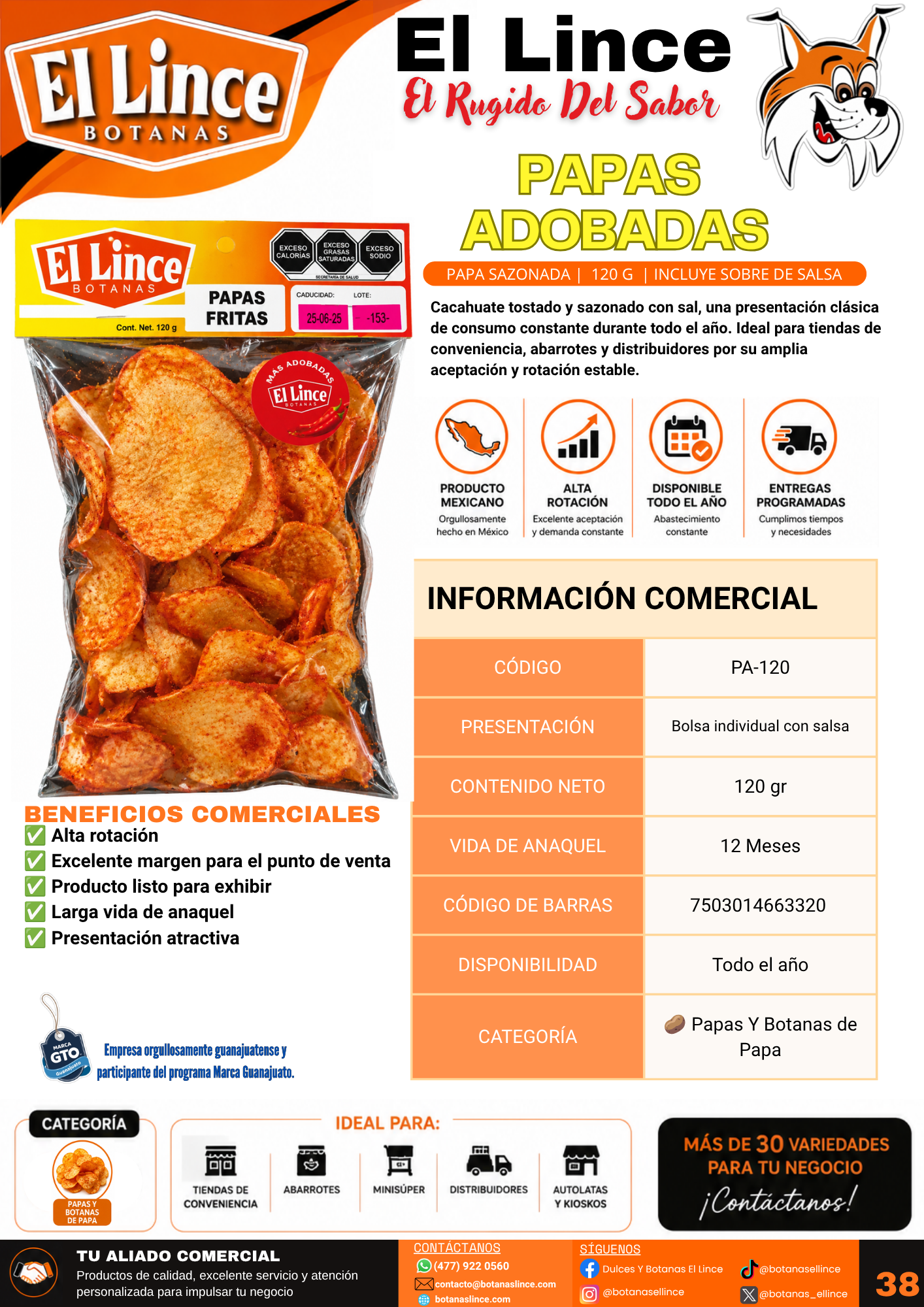 papas adobadas